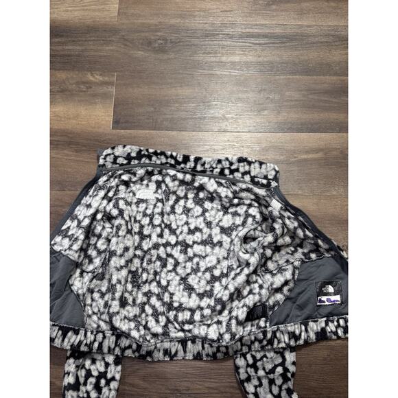 North Face Jacket XL - 18 Girls Printed Osolita Leopard Print Full Zip - Picture 6 of 8